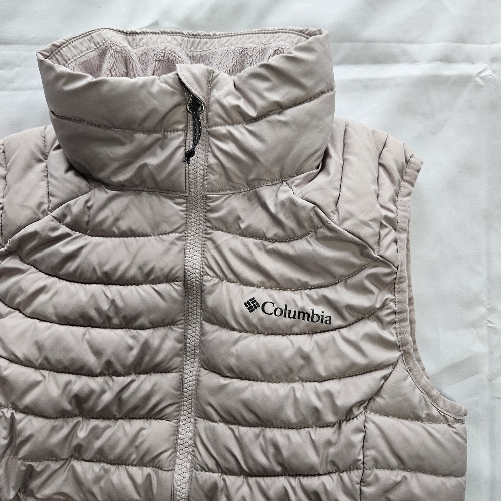 Columbia Omni Heat Vest Womens S Purple Full Zip Thermal Reflective Lining - Picture 2 of 13